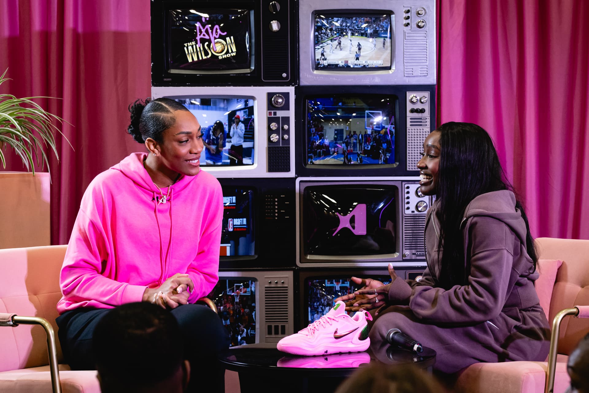 The A'ja Wilson Show TV Stack Hire