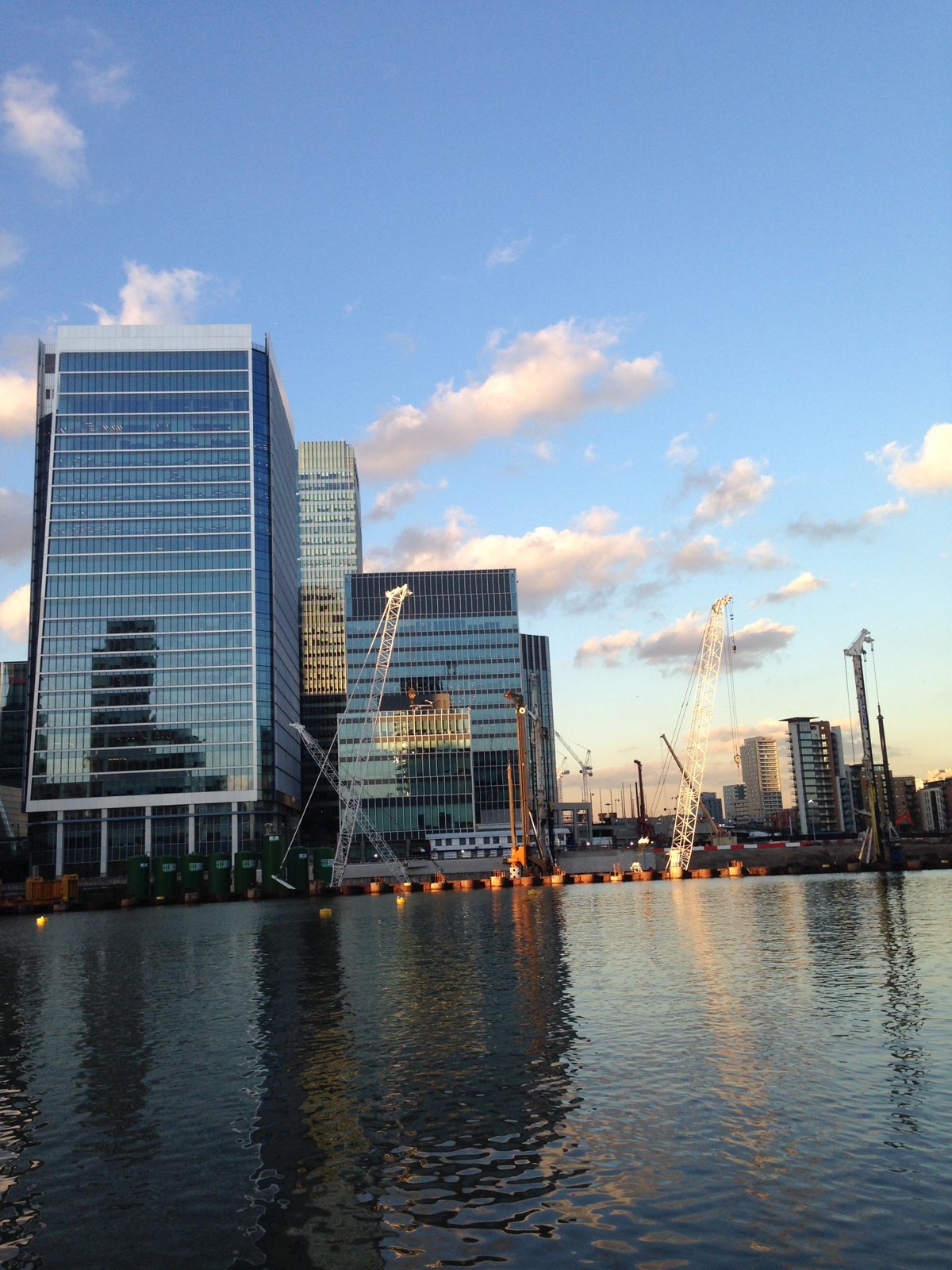 Drone shoot - Canary Wharf - camera operator hire London