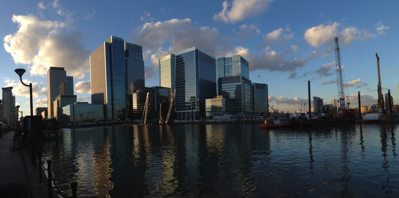 Drone shoot - Canary Wharf - camera operator hire London
