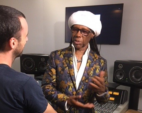 Nile Rodgers Interview - camera operator hire London