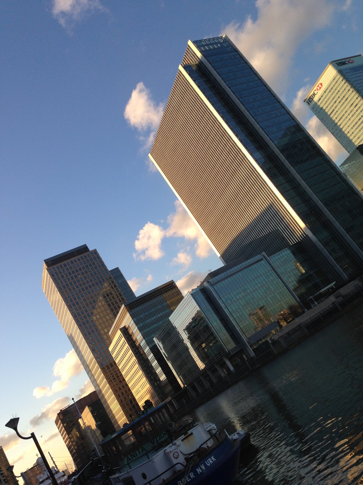 Drone shoot - Canary Wharf - camera operator hire London