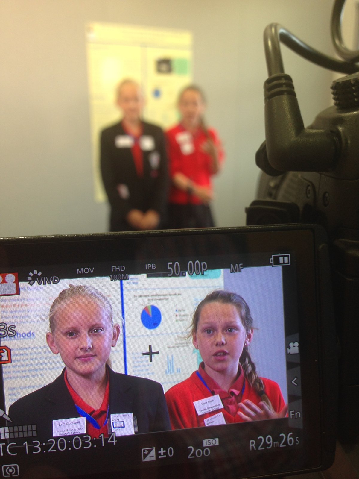 Schools Shoot - camera operator hire London
