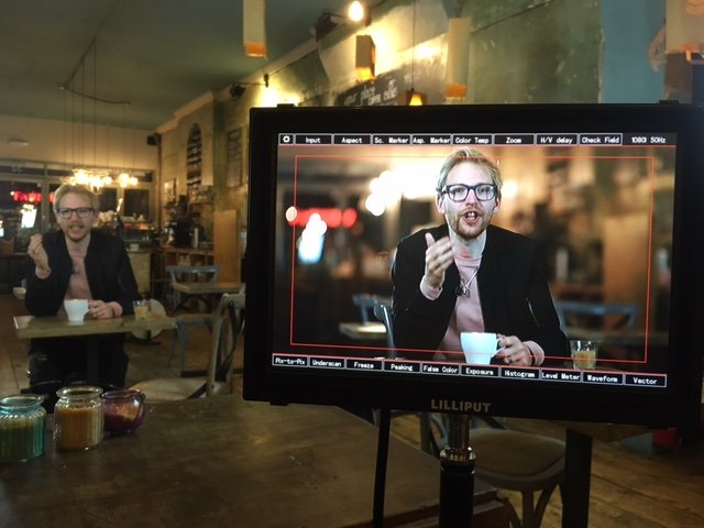 Coffee Shoot - camera operator hire London