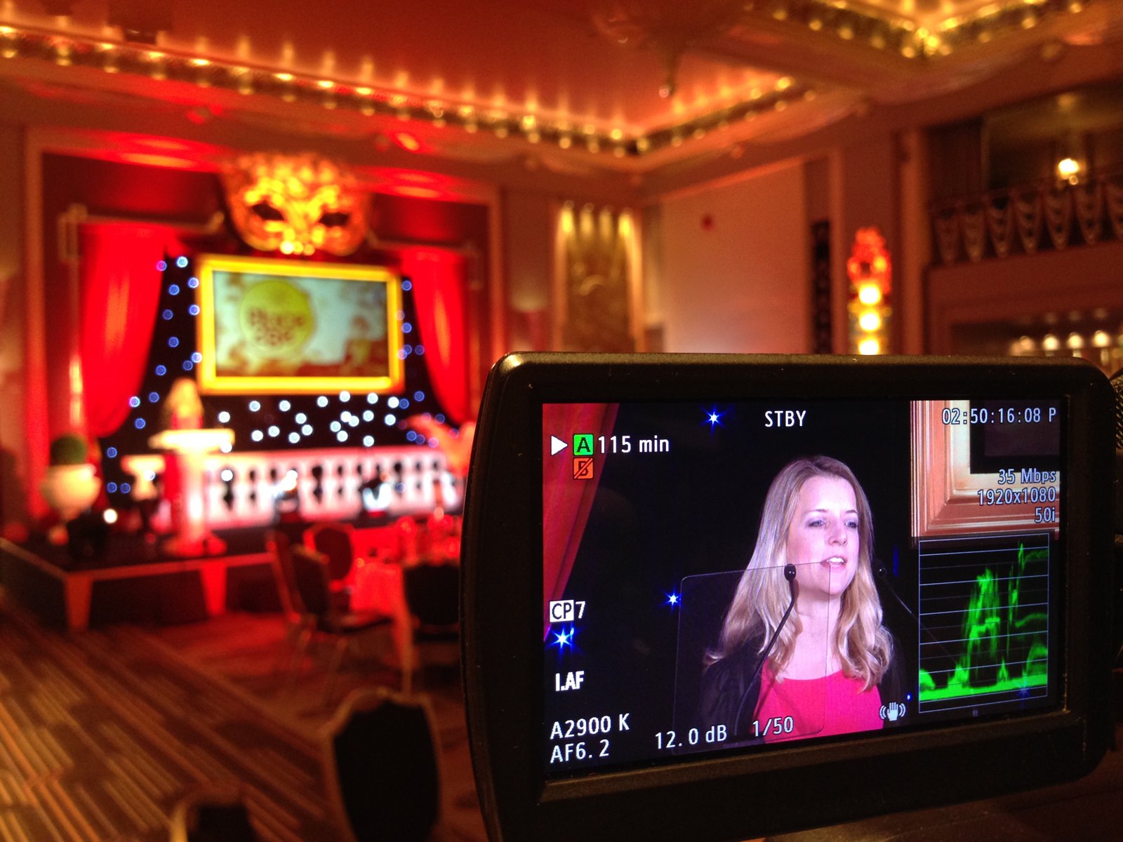 Conference equipment hire and Filming services
