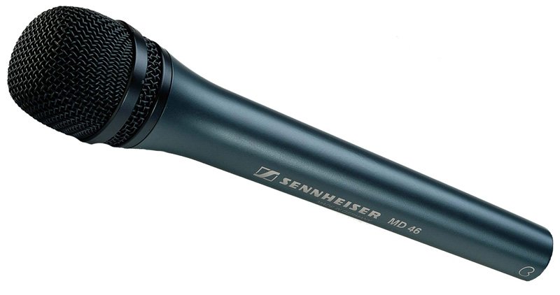 Sennheiser MD46 reporters mic hire