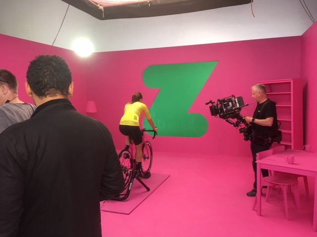 Zwift - online commercials - camera operator hire London