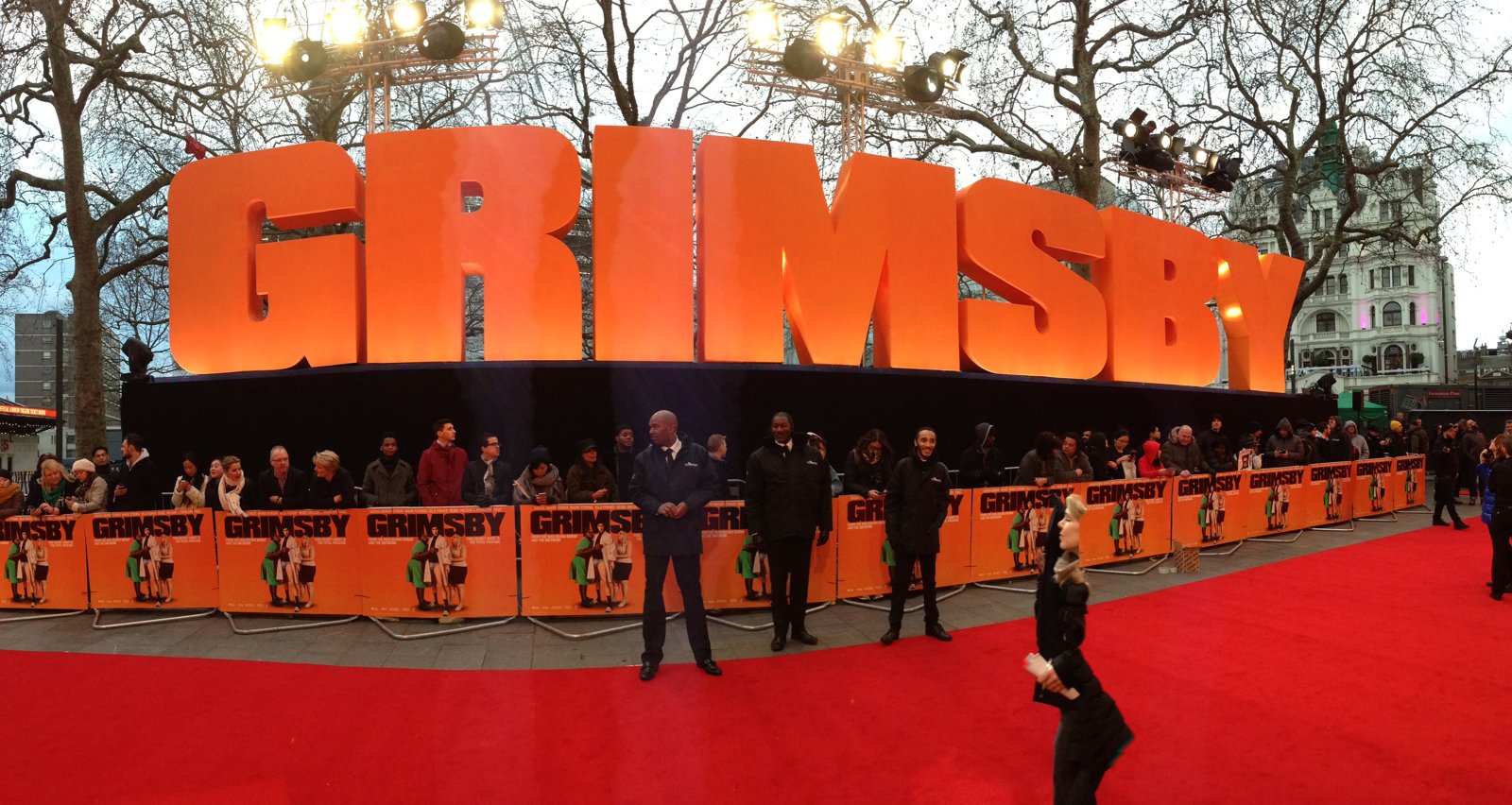 Grimsby Premiere - camera operator hire London