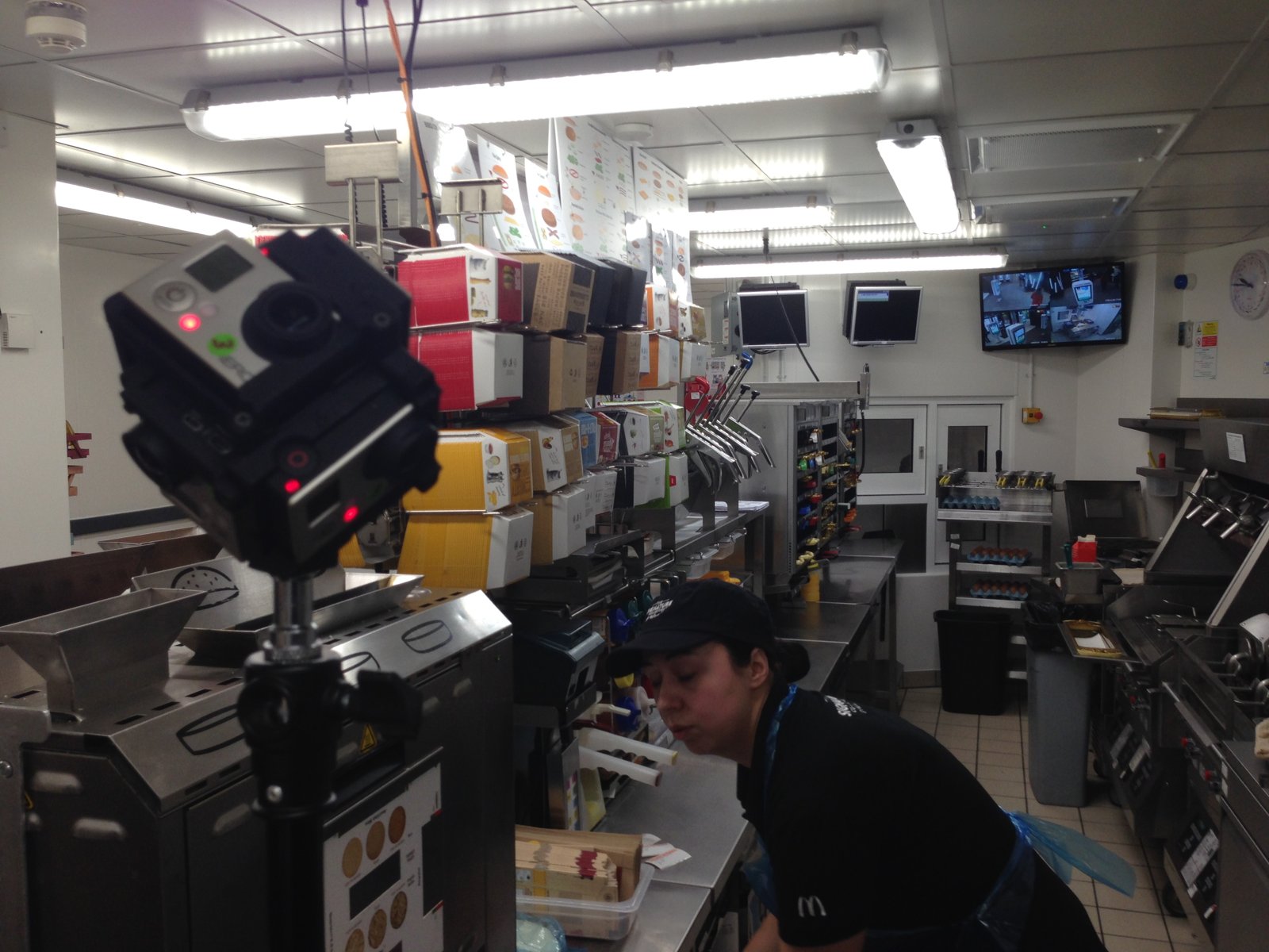 360 degree shoot - McDonalds - camera operator hire London