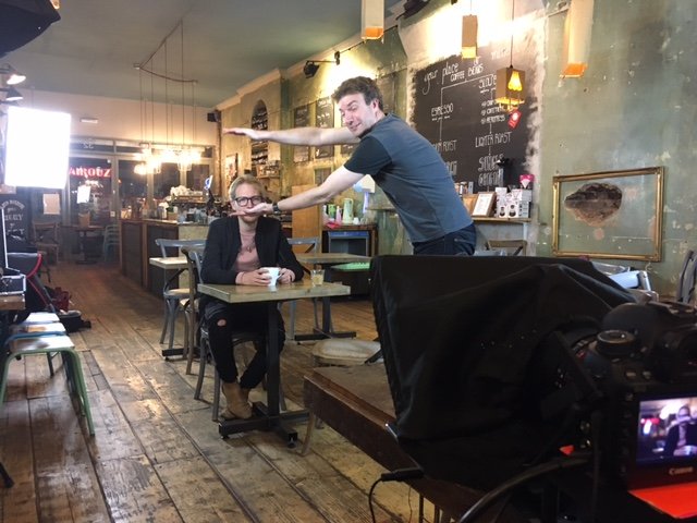 Coffee Shoot - camera operator hire London