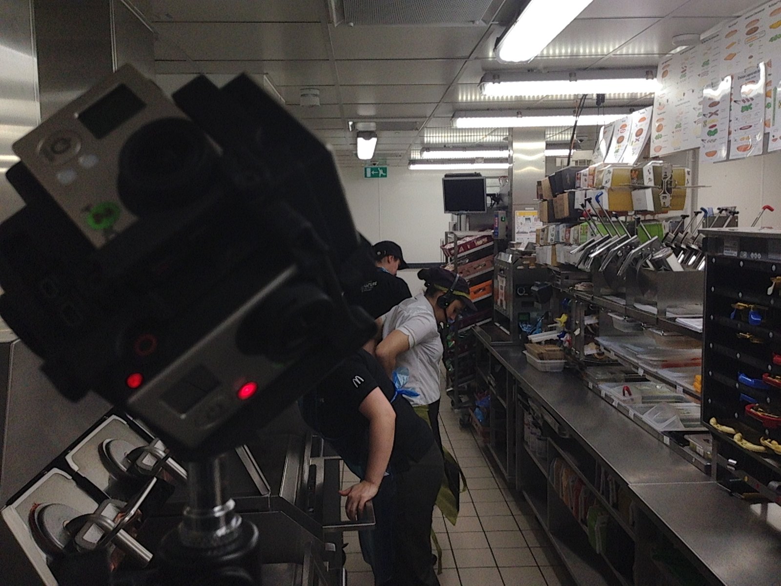 360 degree shoot - McDonalds - camera operator hire London