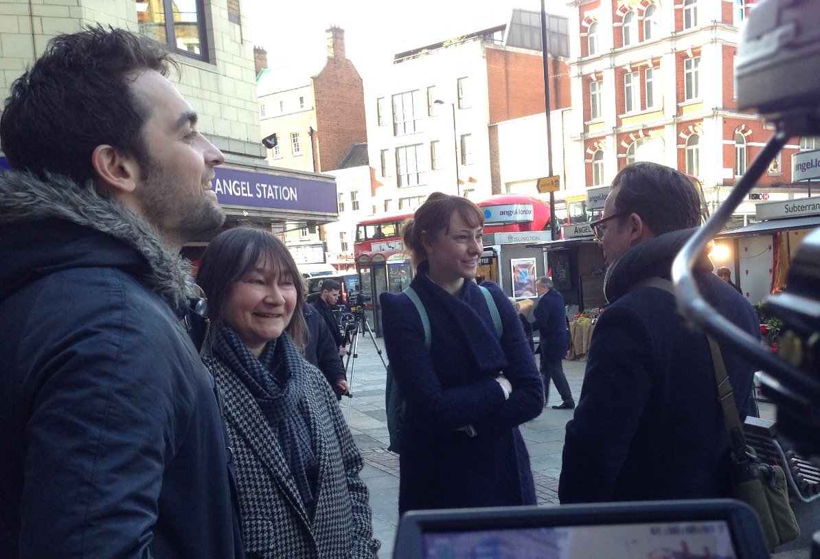 Ali Smith Author shoot - camera operator hire London