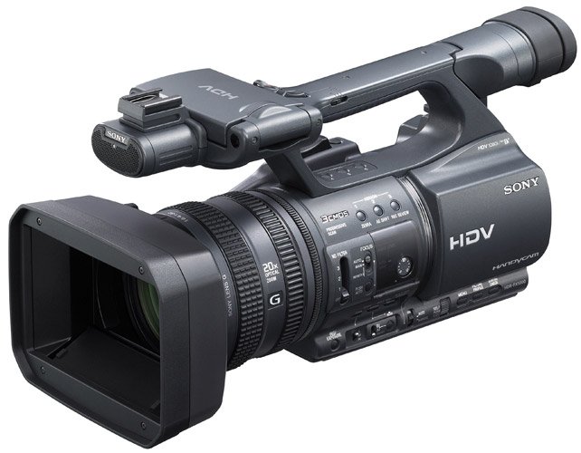 Hire Sony HDR FX1 HDV Mini DV camcorder London professional tape camera rental