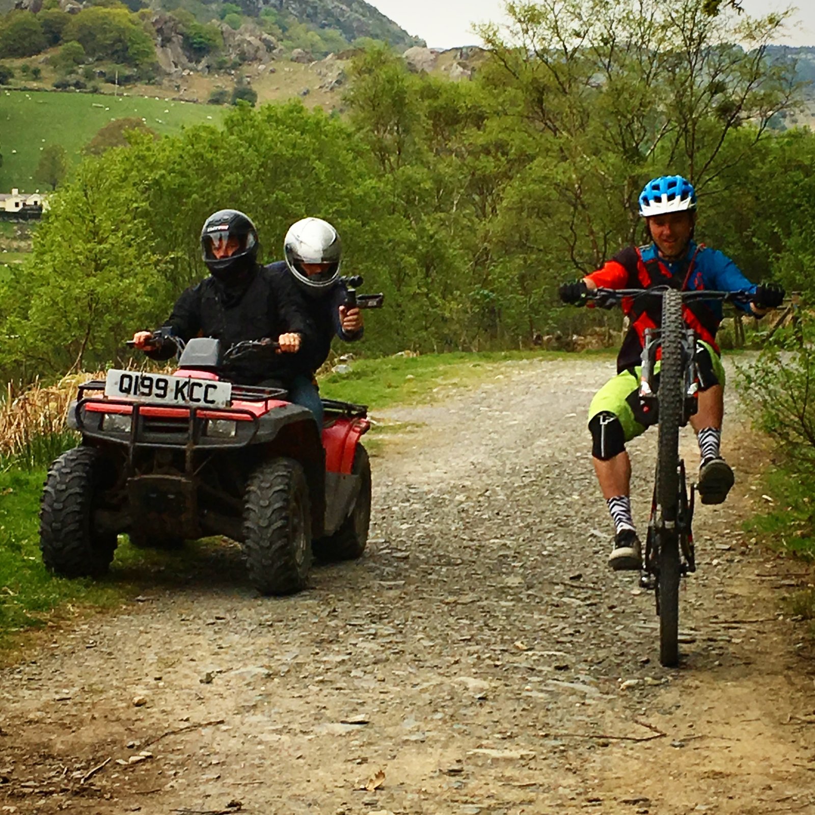 British Cycling - 25 x camera Matrix shoot - North Wales - camera operator hire London