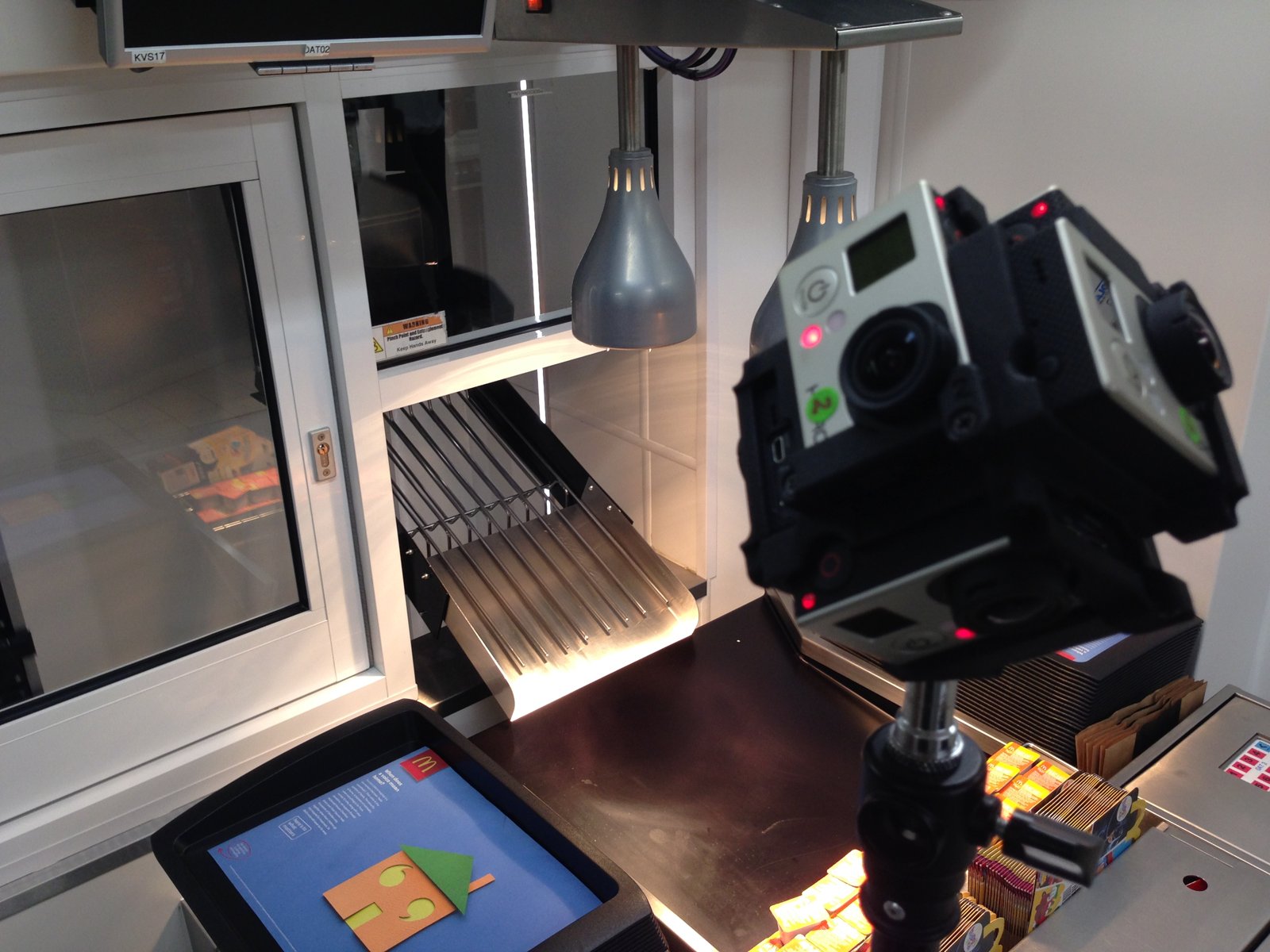 360 degree shoot - McDonalds - camera operator hire London