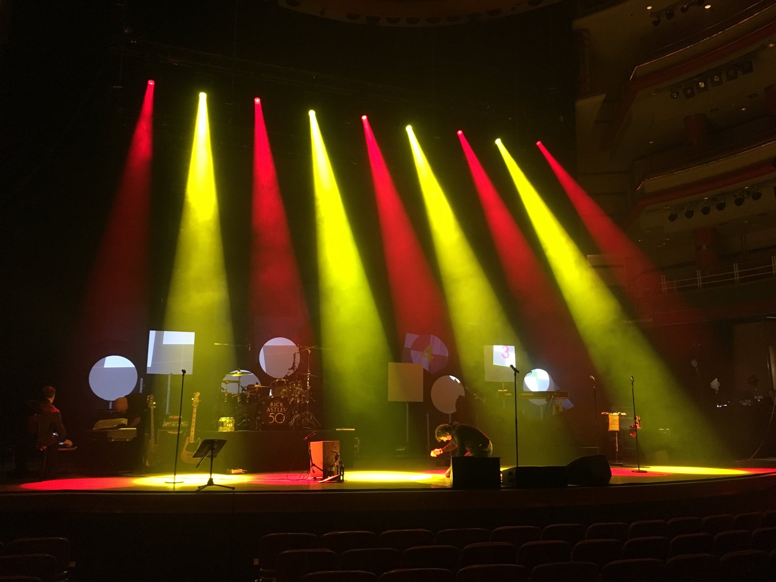 Rick Astley Concert - 12 x camera shoot - camera operator hire London