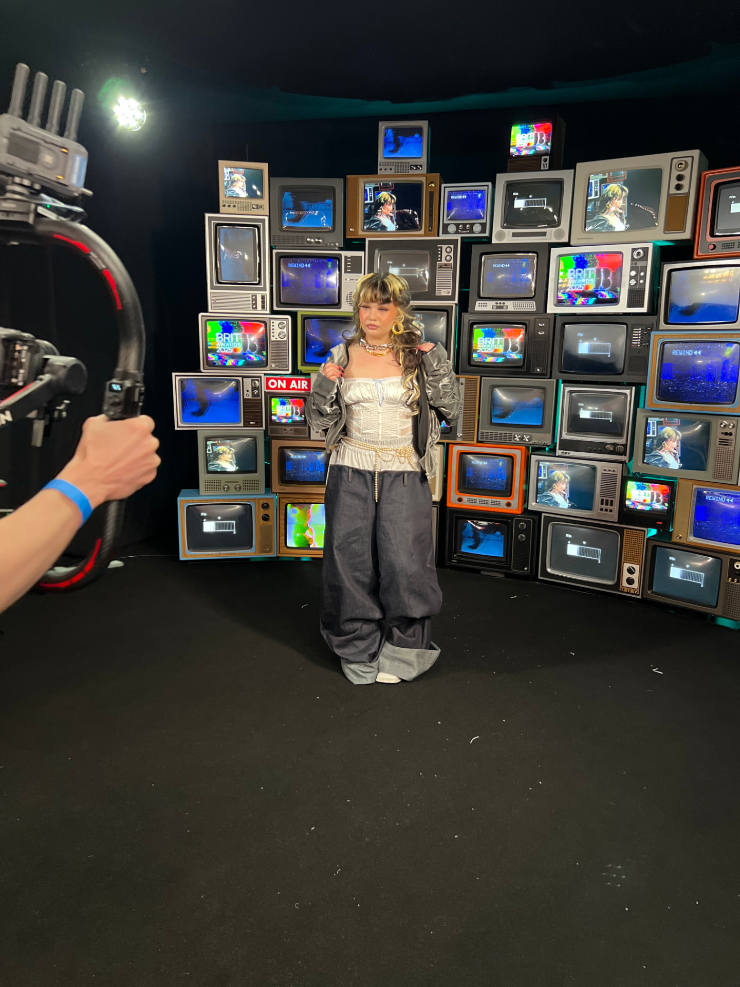 Retro TV Wall to Hire at the BRIT Awards