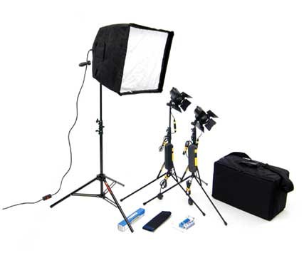 Dedo hard light rent, Dedo softbox light hire