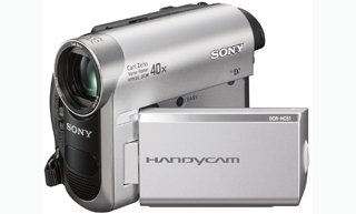 Hire Sony DCR HC51 Mini DV camcorder London Carl Zeiss 40x zoom video camera rental