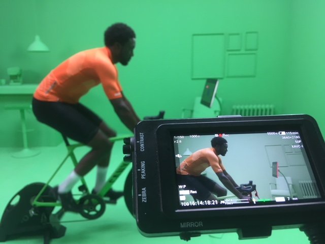 Zwift - online commercials - camera operator hire London