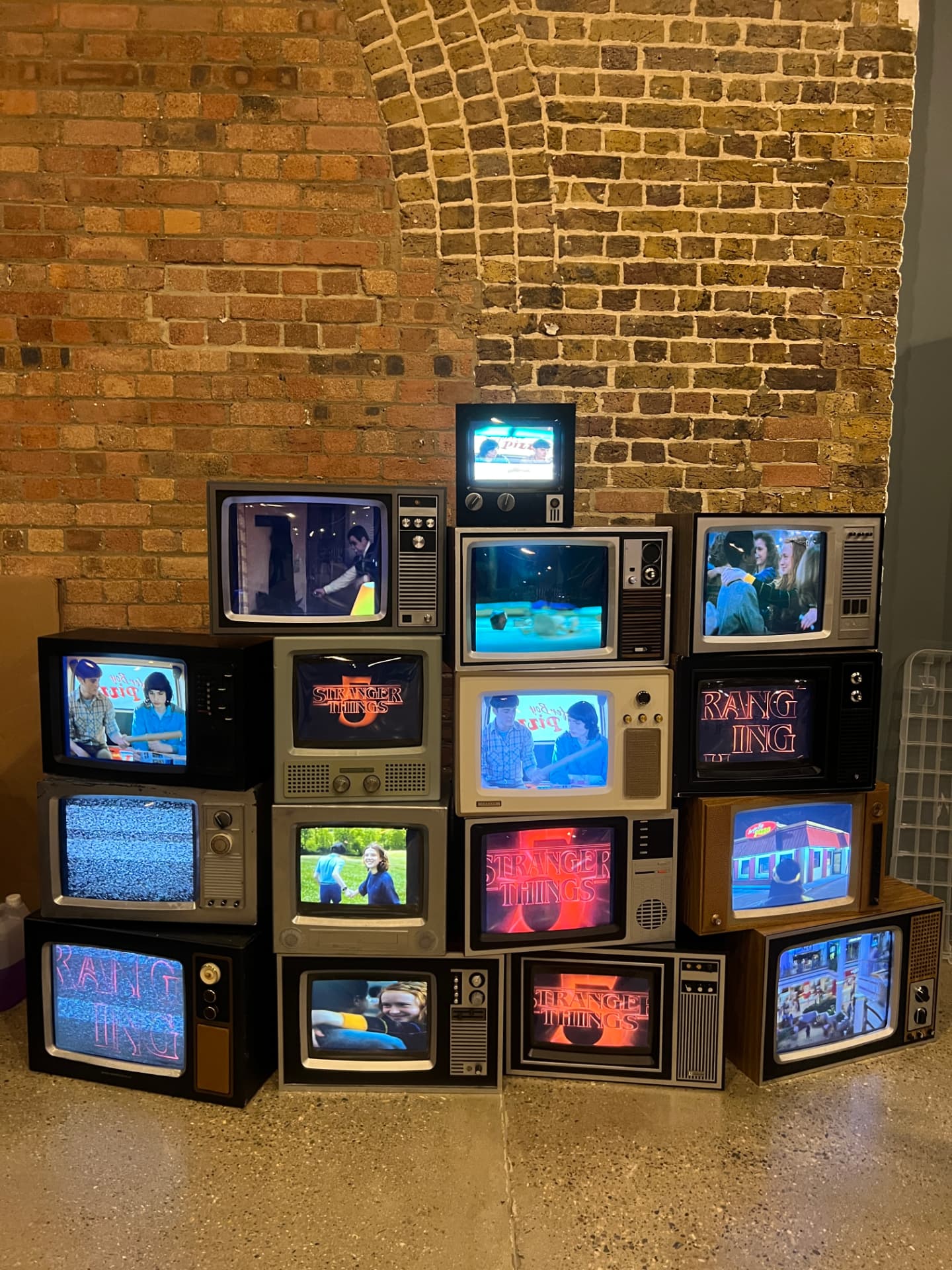 Stranger Things Vintage TV Stack Hire