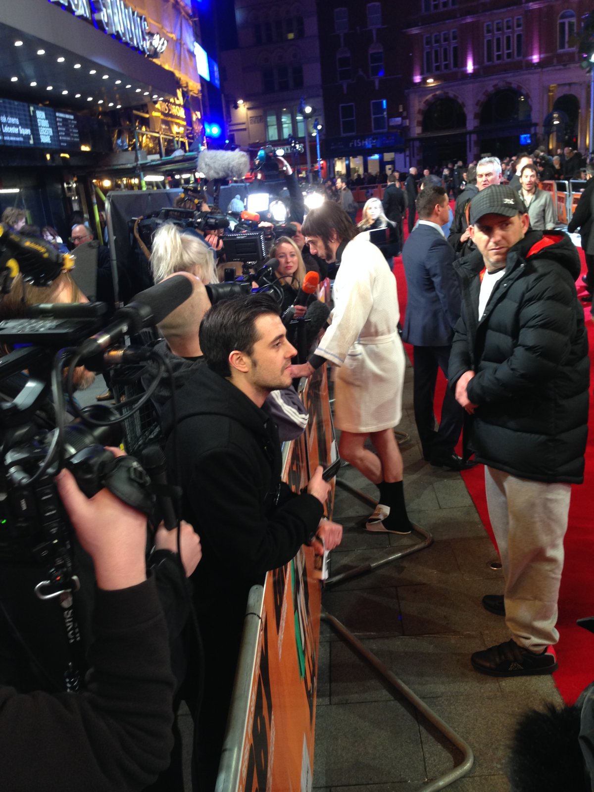 Grimsby Premiere - camera operator hire London