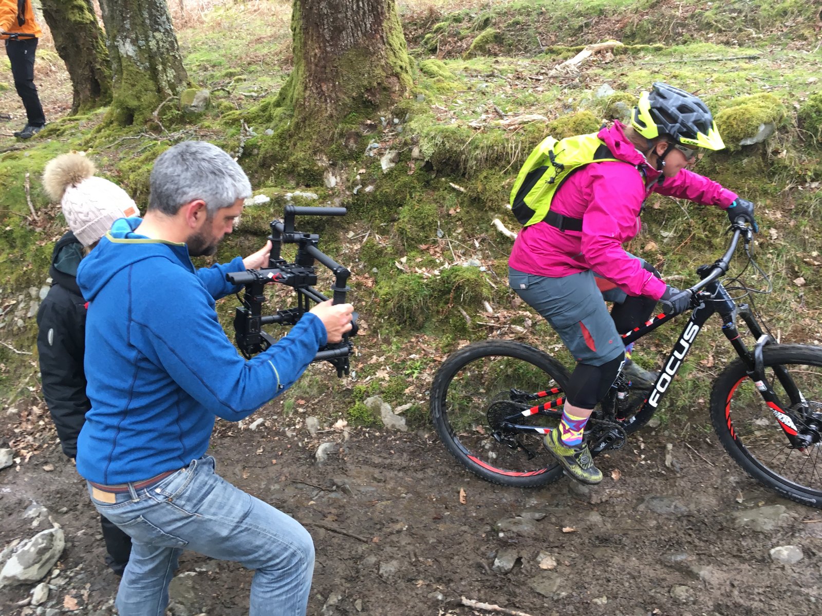 British Cycling - 25 x camera Matrix shoot - North Wales - camera operator hire London