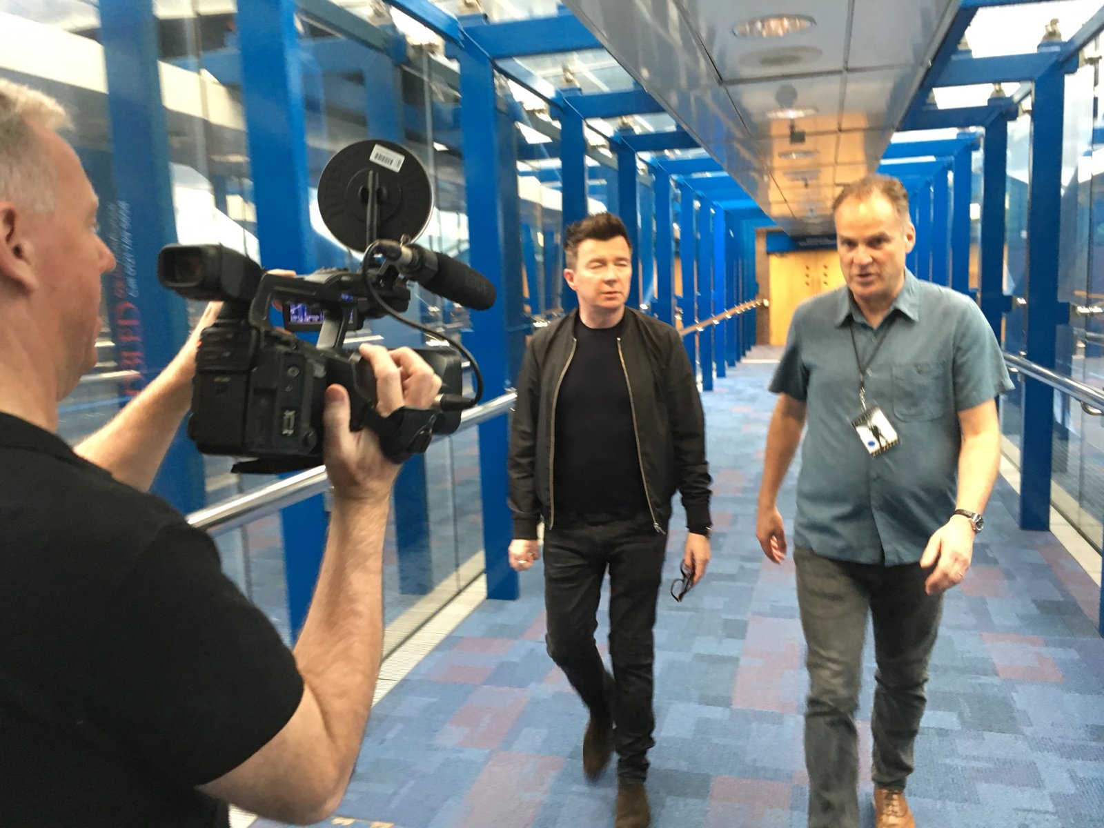 Rick Astley Concert - 12 x camera shoot - camera operator hire London
