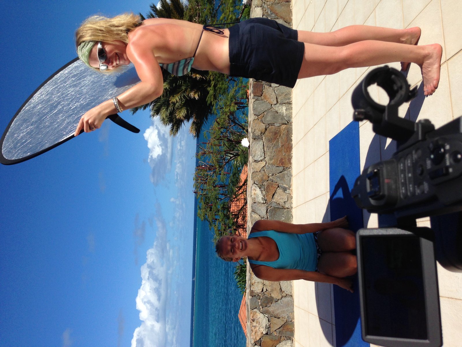Caribbean Keep Fit Shoot - Necker Island - camera operator hire London
