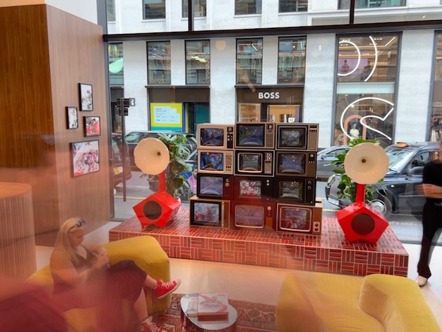 F1 TV Stack Installation at Selfridges London