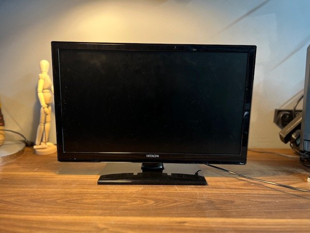 Black flat screen television for hire - modern TV prop