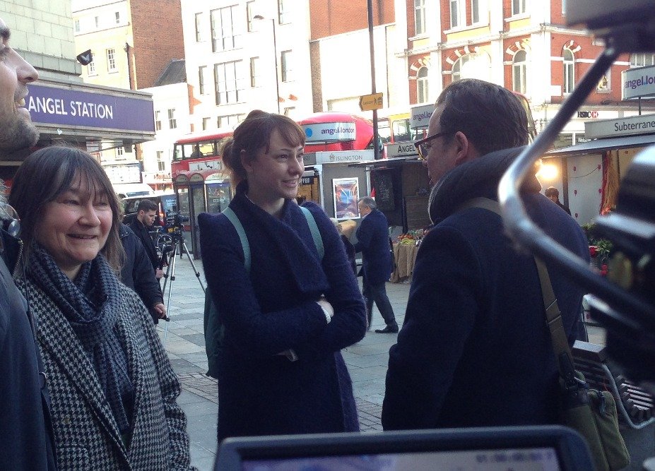 Ali Smith Author shoot - camera operator hire London