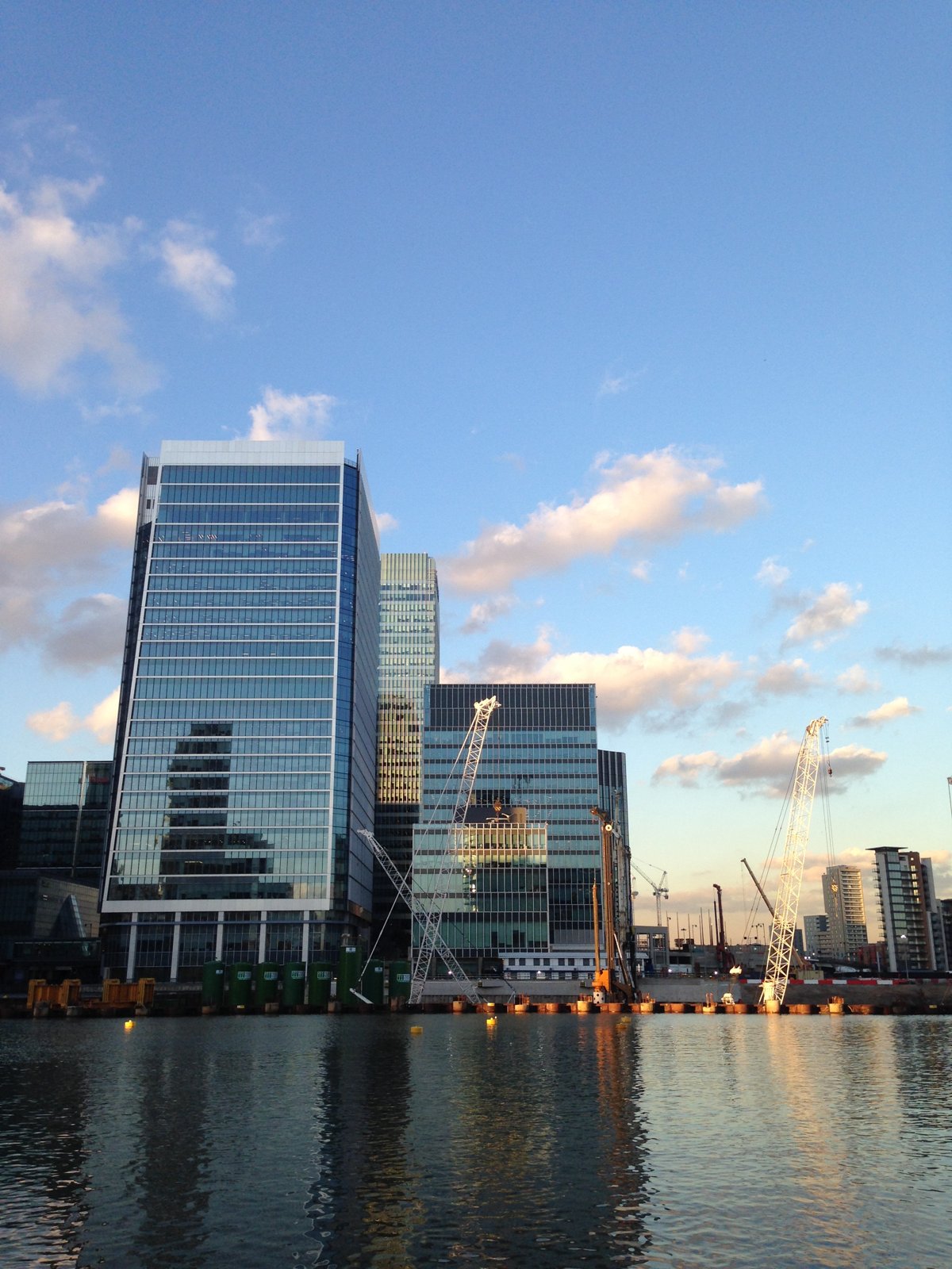 Drone shoot - Canary Wharf - camera operator hire London