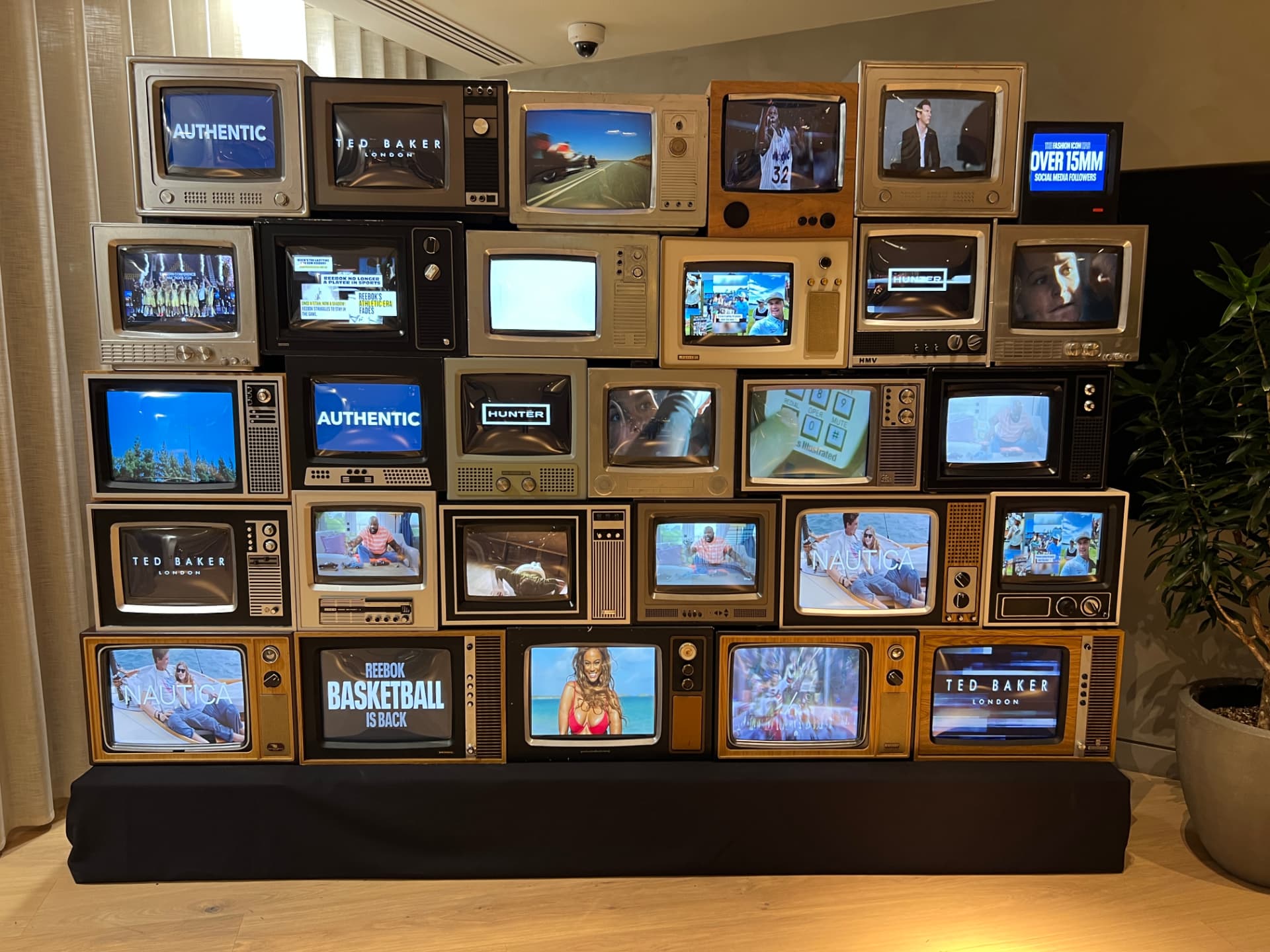 TV Stack Hire for David Beckham Authentic