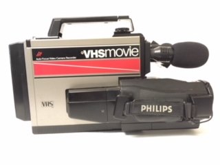 Rent VHS camera - vintage VHS camera prop to hire