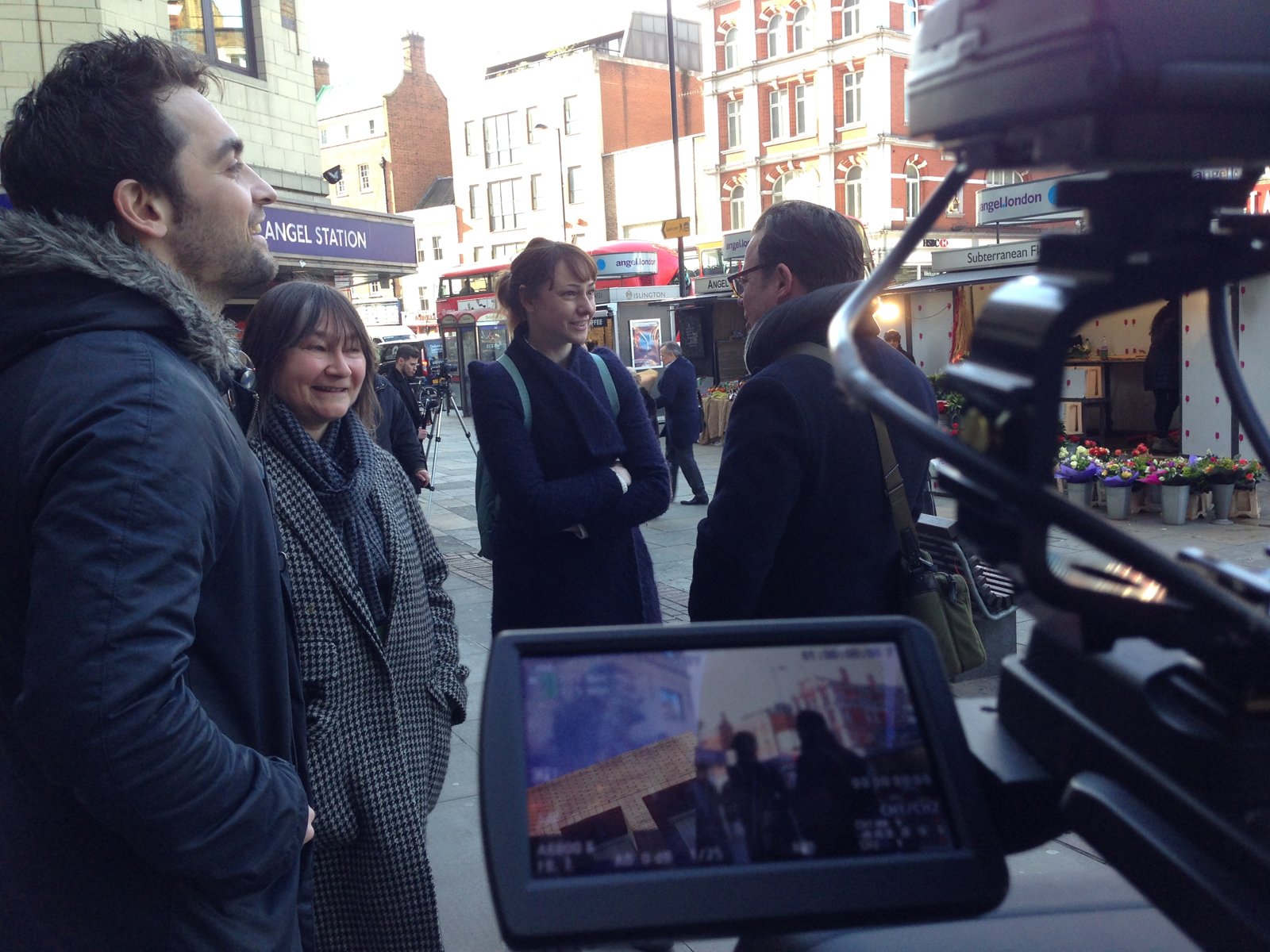 Ali Smith Author shoot - camera operator hire London