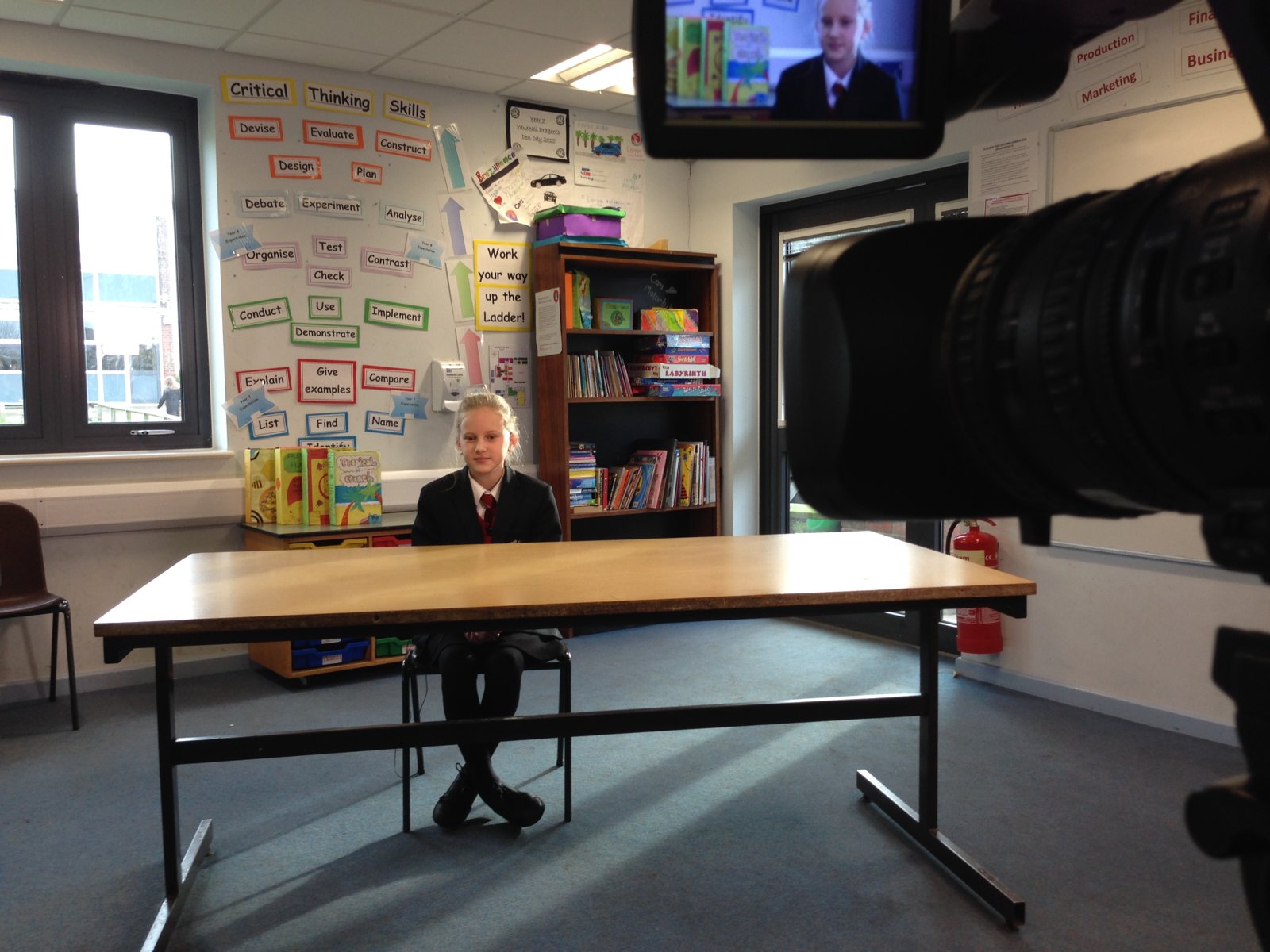 Schools Shoot - camera operator hire London